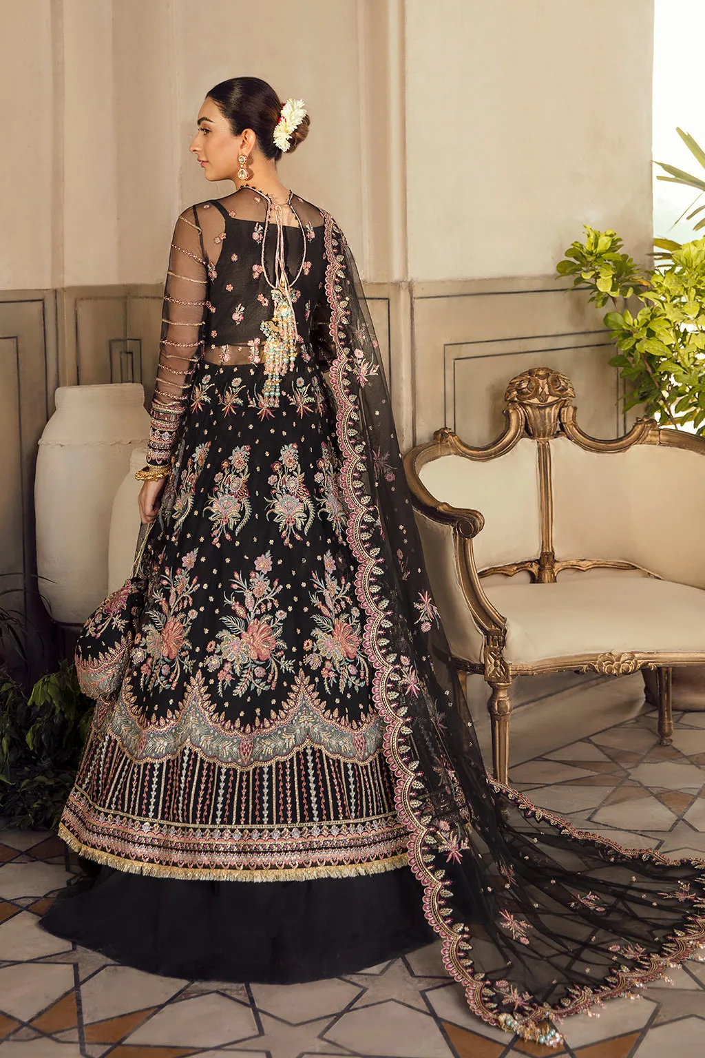 KEZIA | Afrozeh La Fuchsia Wedding Edition 2022 | Unstitched Embroidered Net Suits