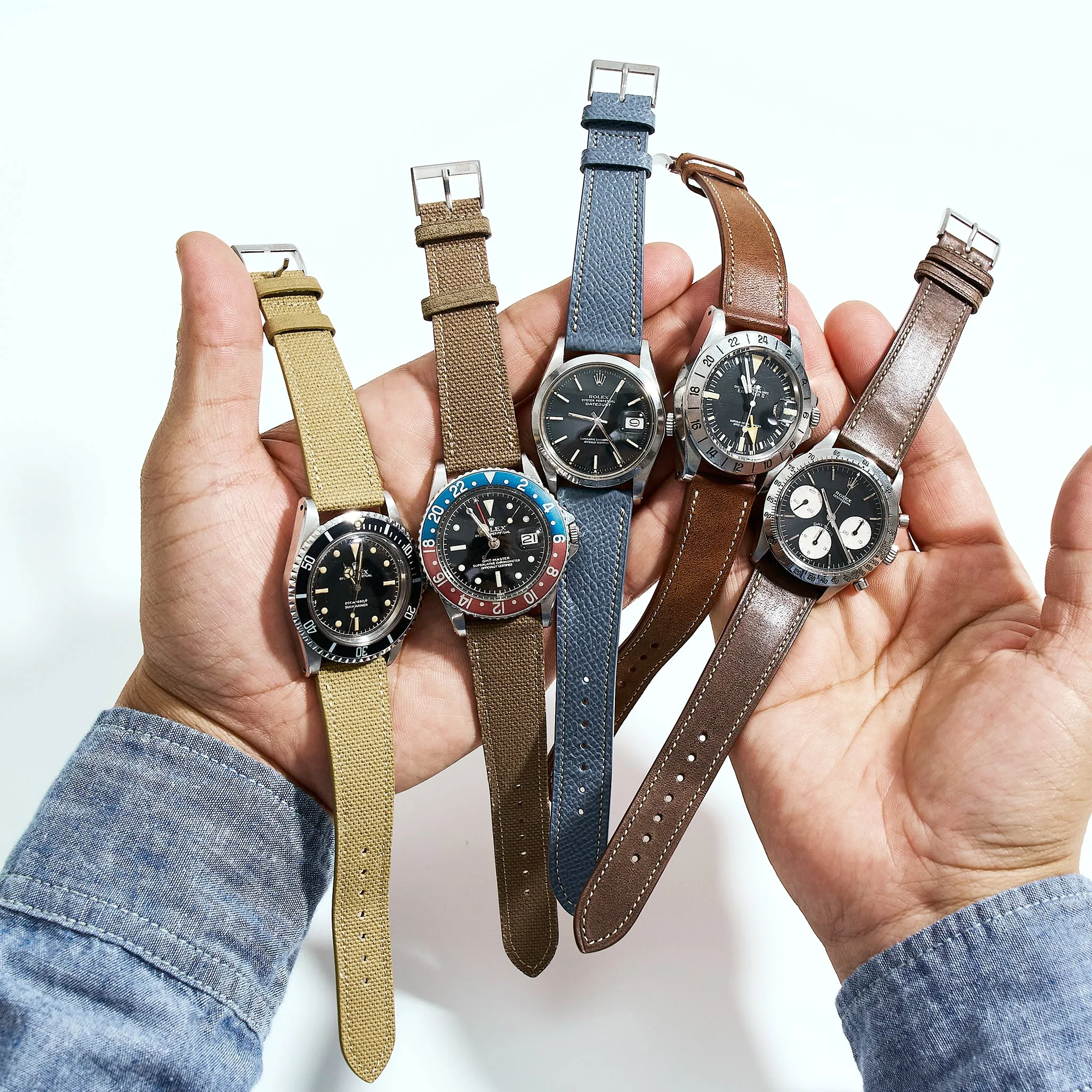 KHAKI SHADE HANPU CANVAS STANDARD STRAP