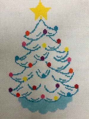 KI-105 Vintage Ceramic Tree - White