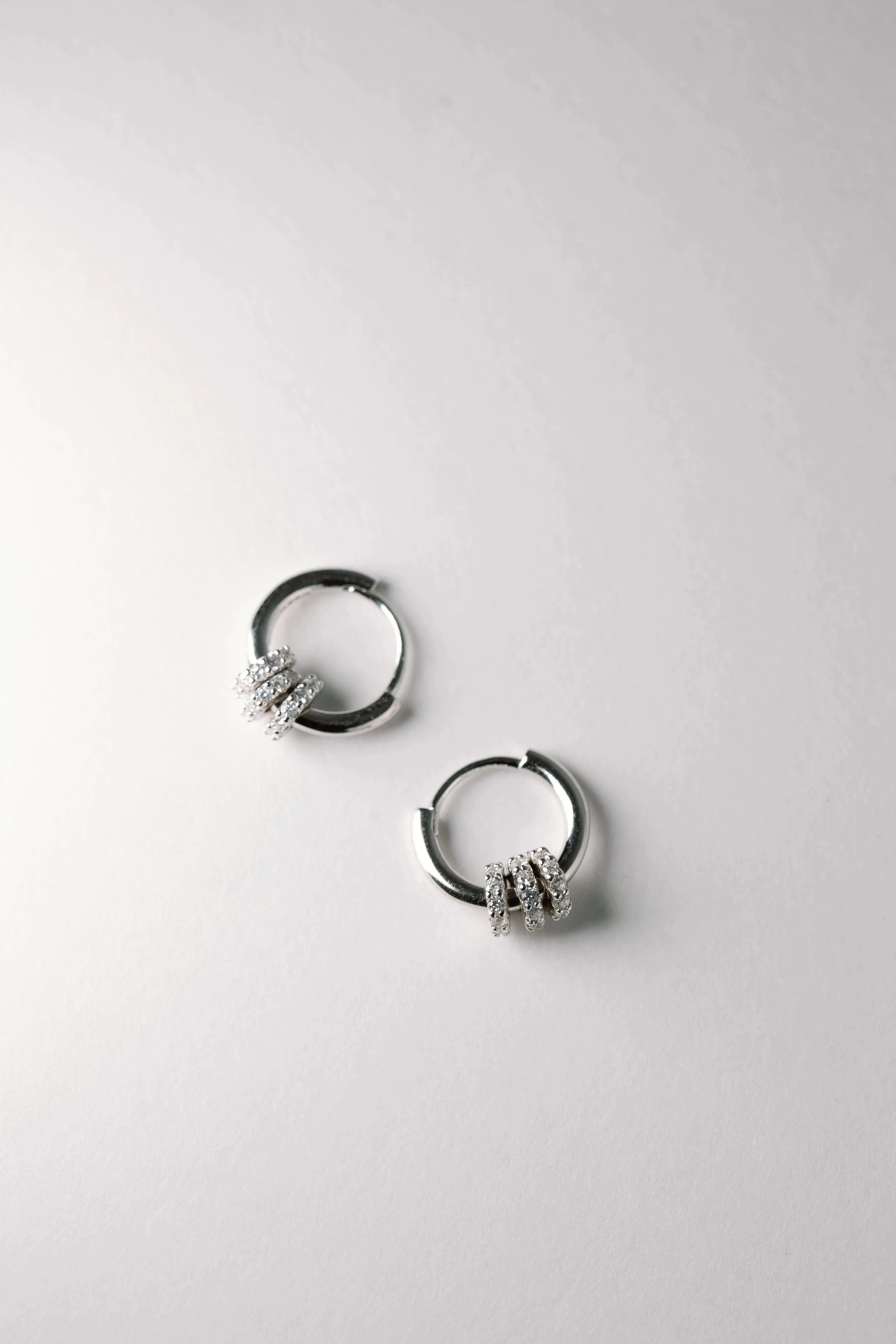 Knot Huggie Hoops