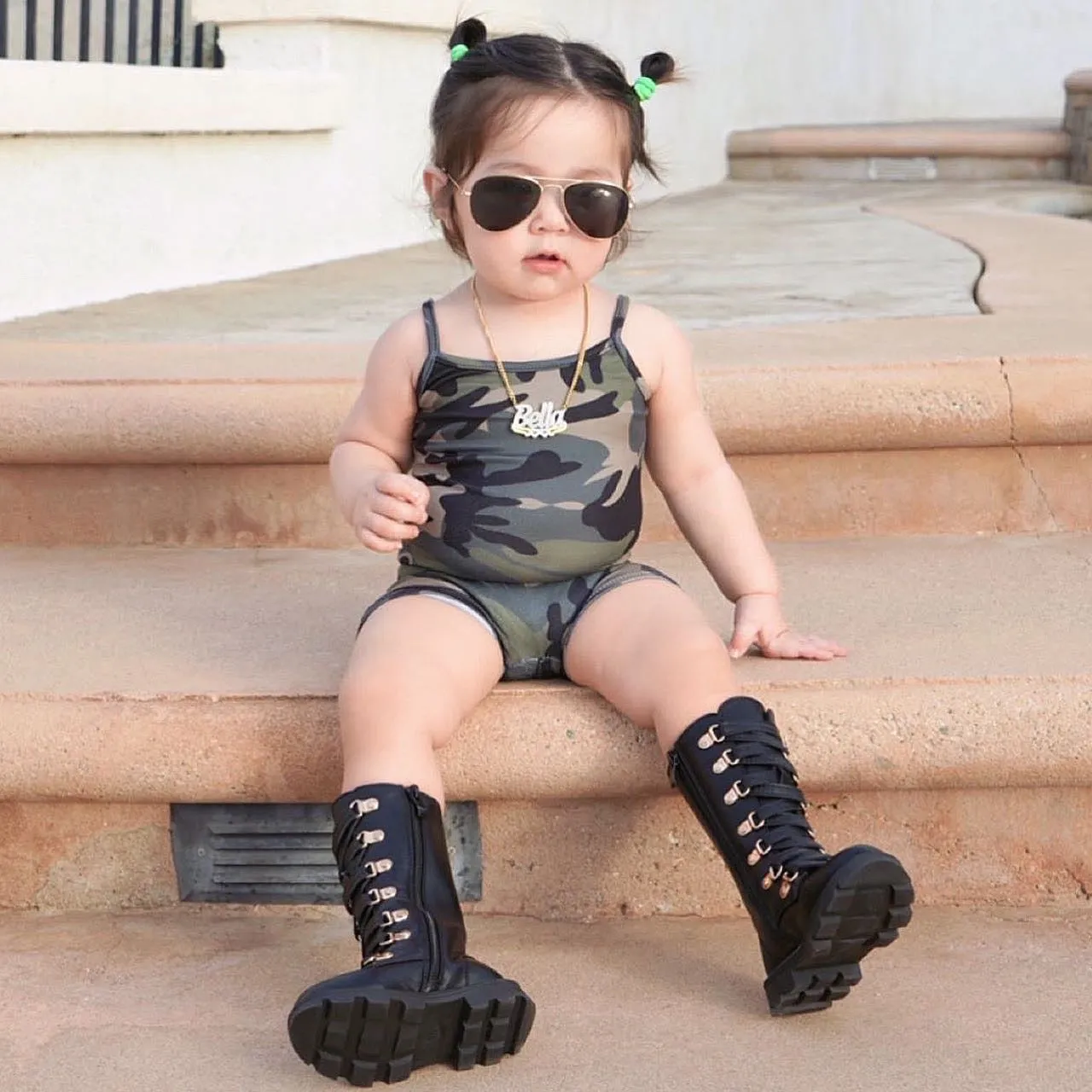 Lace Up Boot Black
