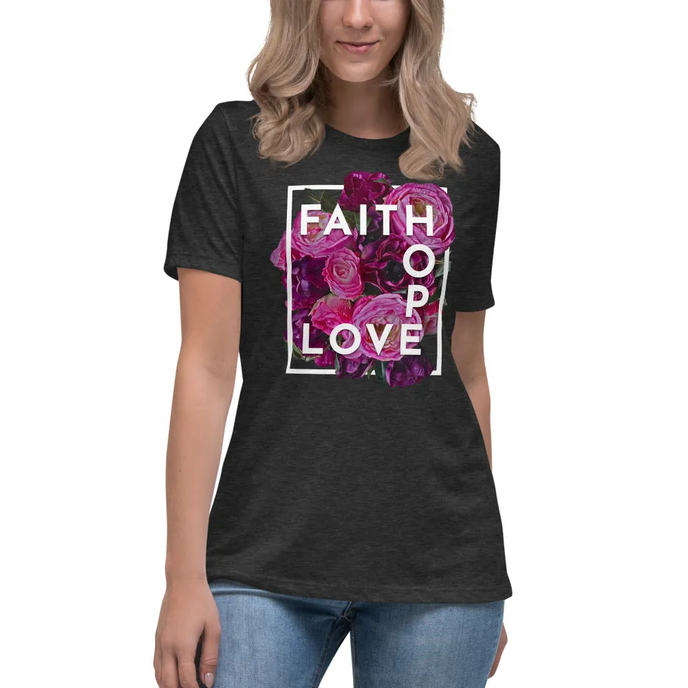Ladies Faith Hope Love Tee