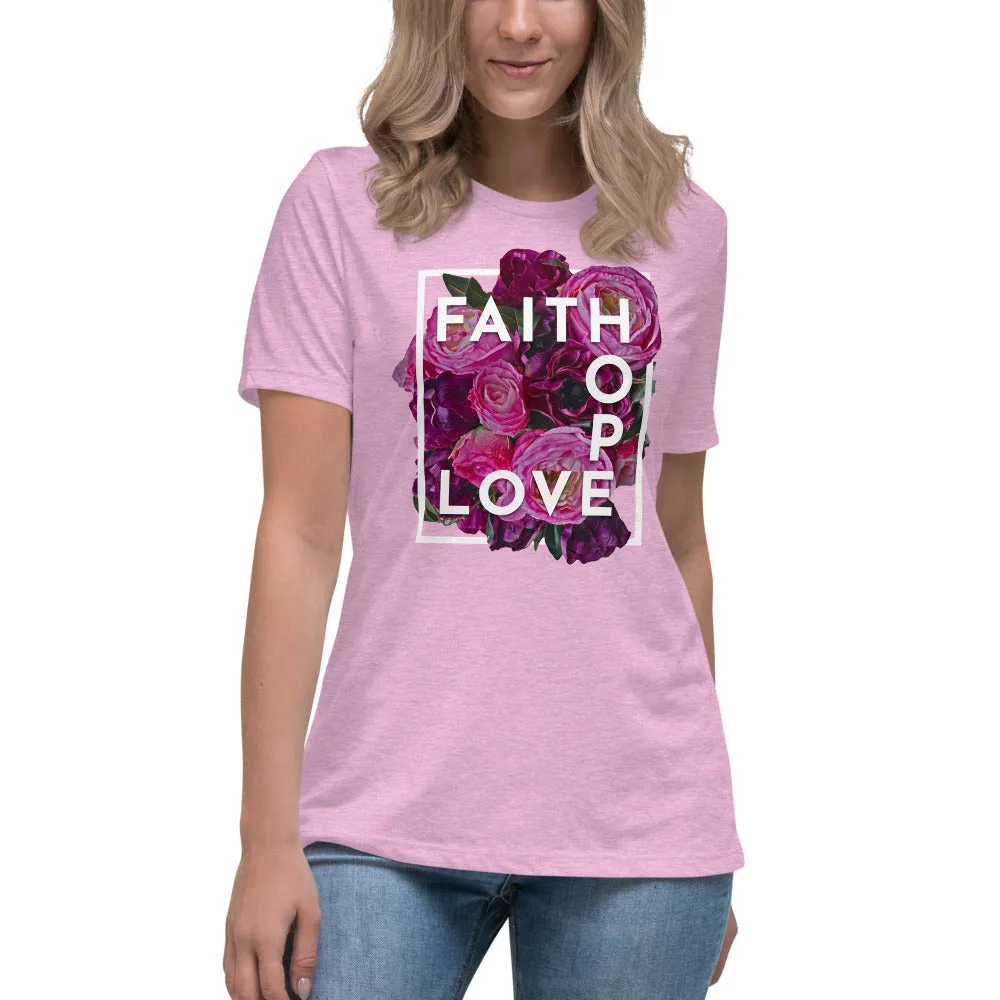 Ladies Faith Hope Love Tee