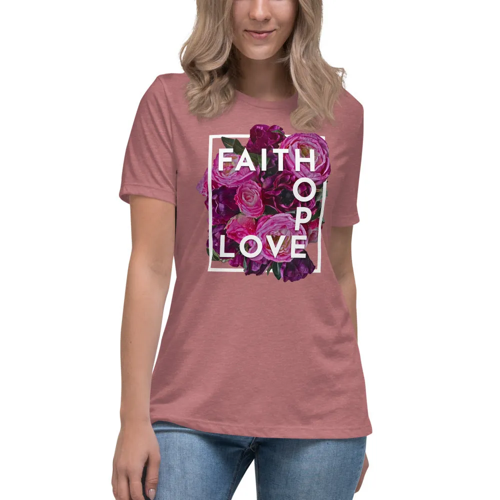 Ladies Faith Hope Love Tee