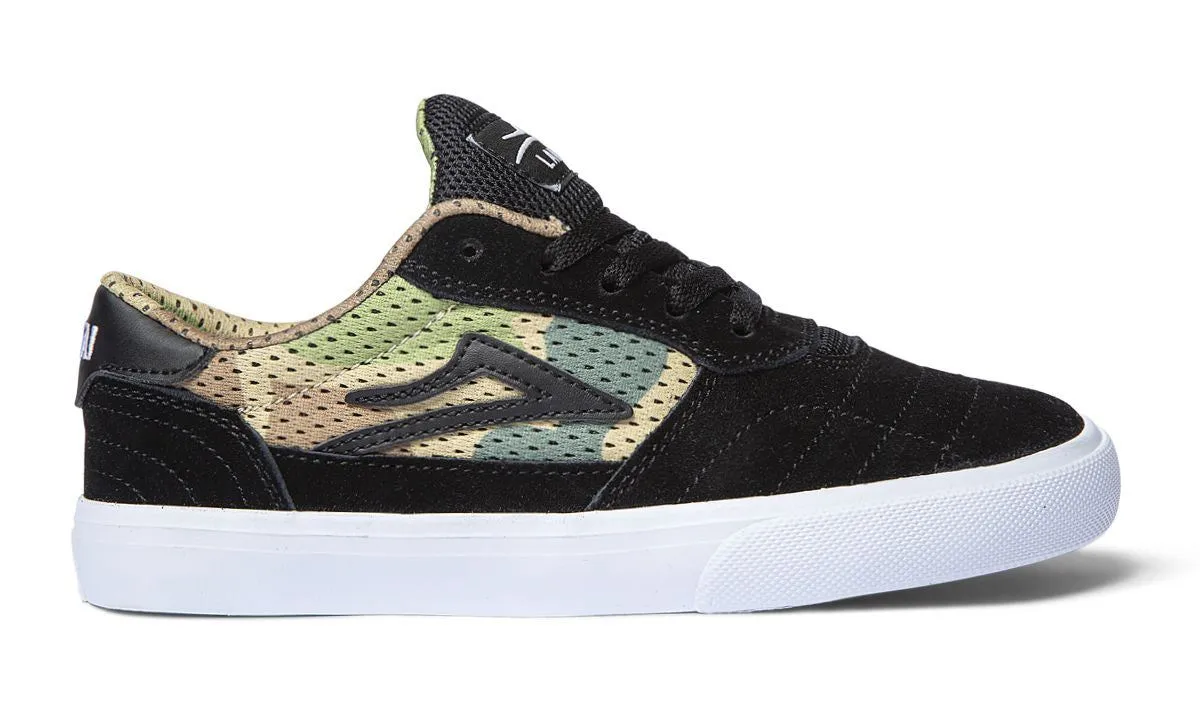 Lakai Cambridge Kids Skate Shoes - Black / Camo
