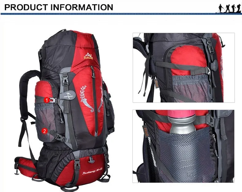 Large 85L Outdoor Backpack Travel