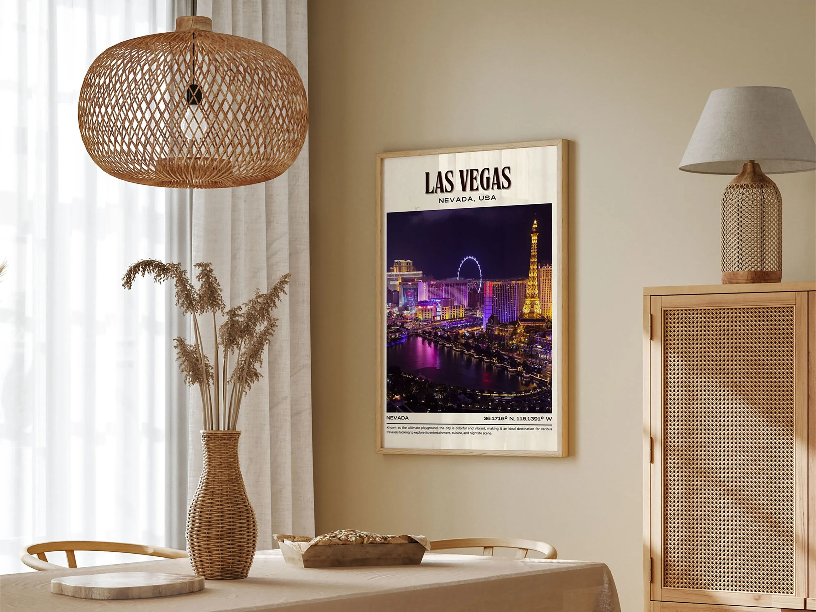 Las Vegas Vintage Wall Art, Nevada, USA