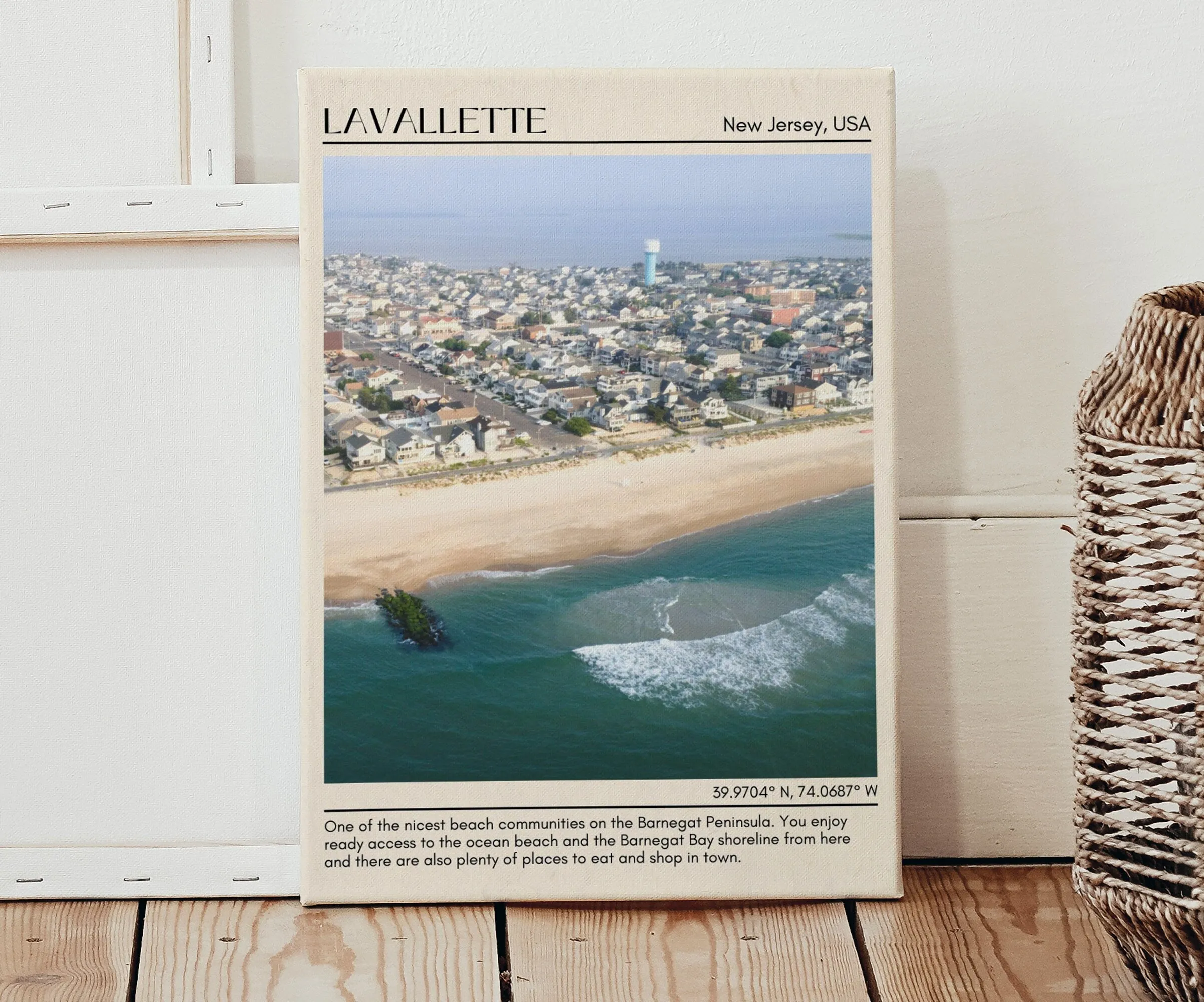 Lavallette Wall Canvas, USA
