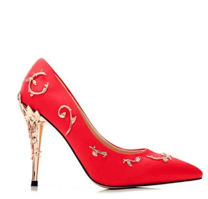 Leaves Heel Design Pointe Shoes