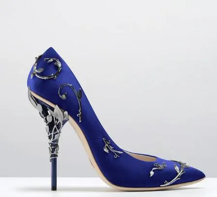 Leaves Heel Design Pointe Shoes