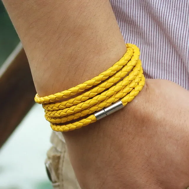 LEGEND BANGLE LEATHER FASHION BRACELET