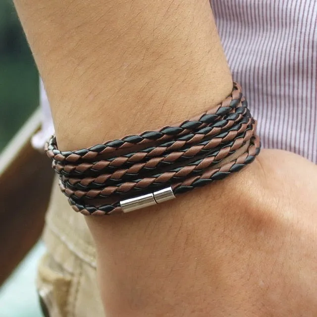 LEGEND BANGLE LEATHER FASHION BRACELET