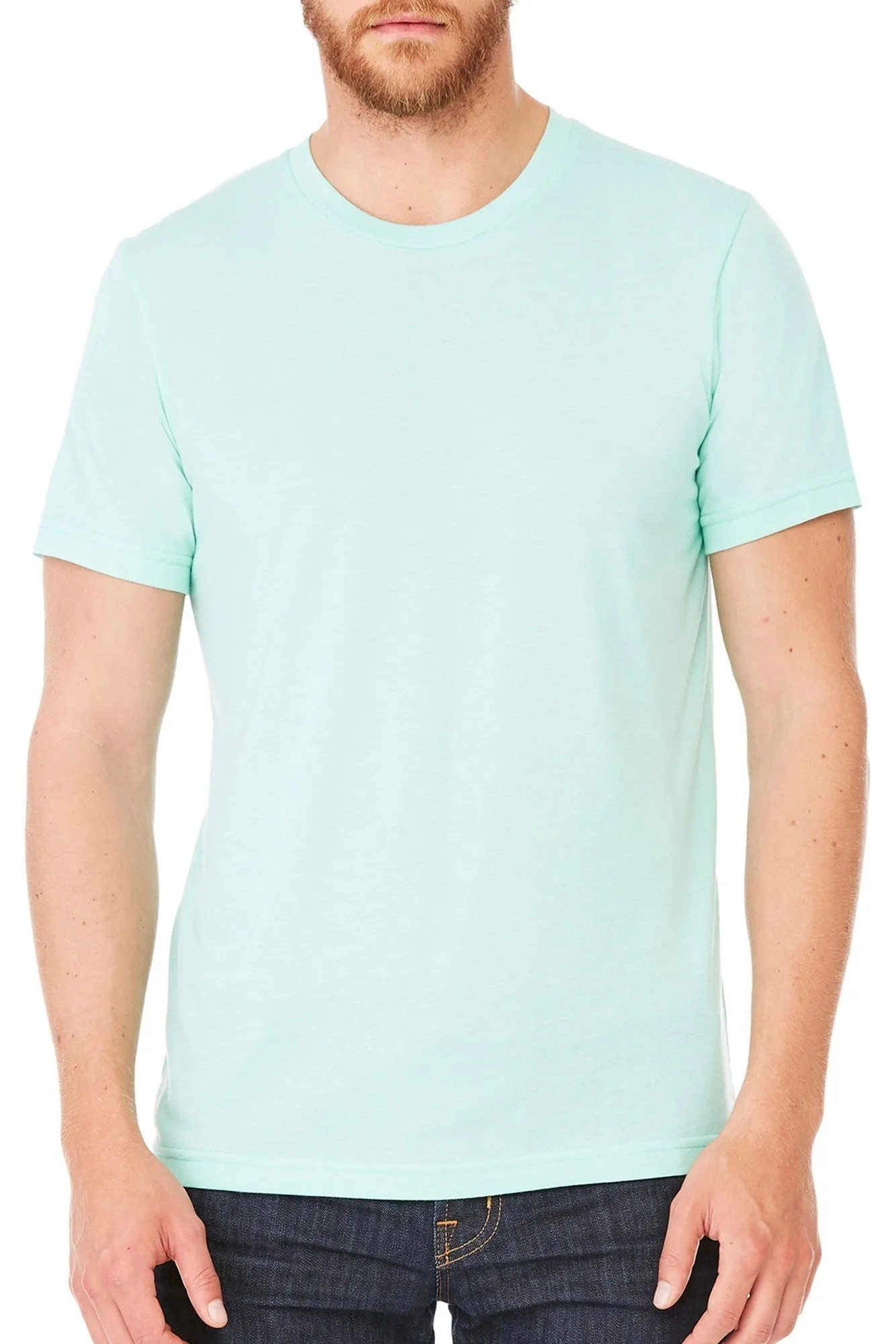 Leopard Happy Face Tri-Blend Short Sleeve Tee