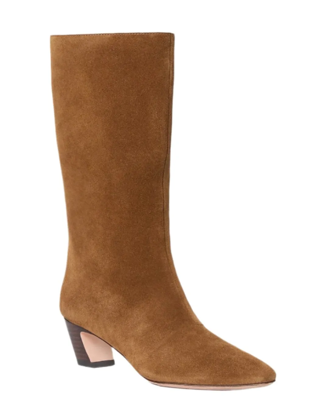 Loeffler Randall Cleo Kicked Heel Calf Boot in Cacao