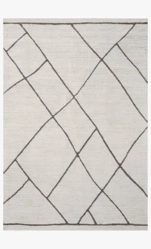 Logan Rug Magnolia Home by Joanna Gaines  - LOG-01 Ivory / Charcoal