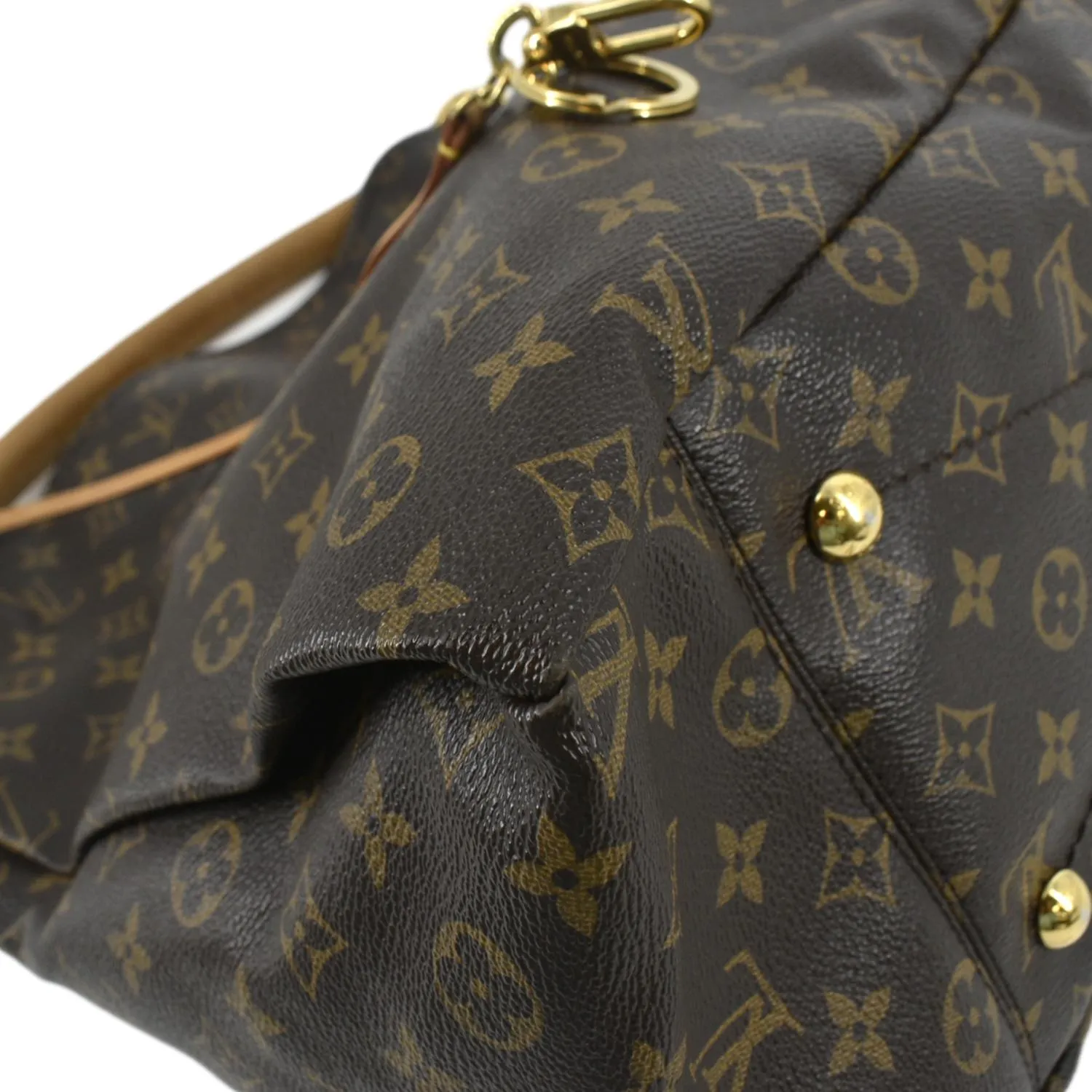 LOUIS VUITTON Artsy GM Monogram Canvas Hobo Bag Brown