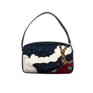 Louis Vuitton Black Monogram Giraffe Shoulder Bag