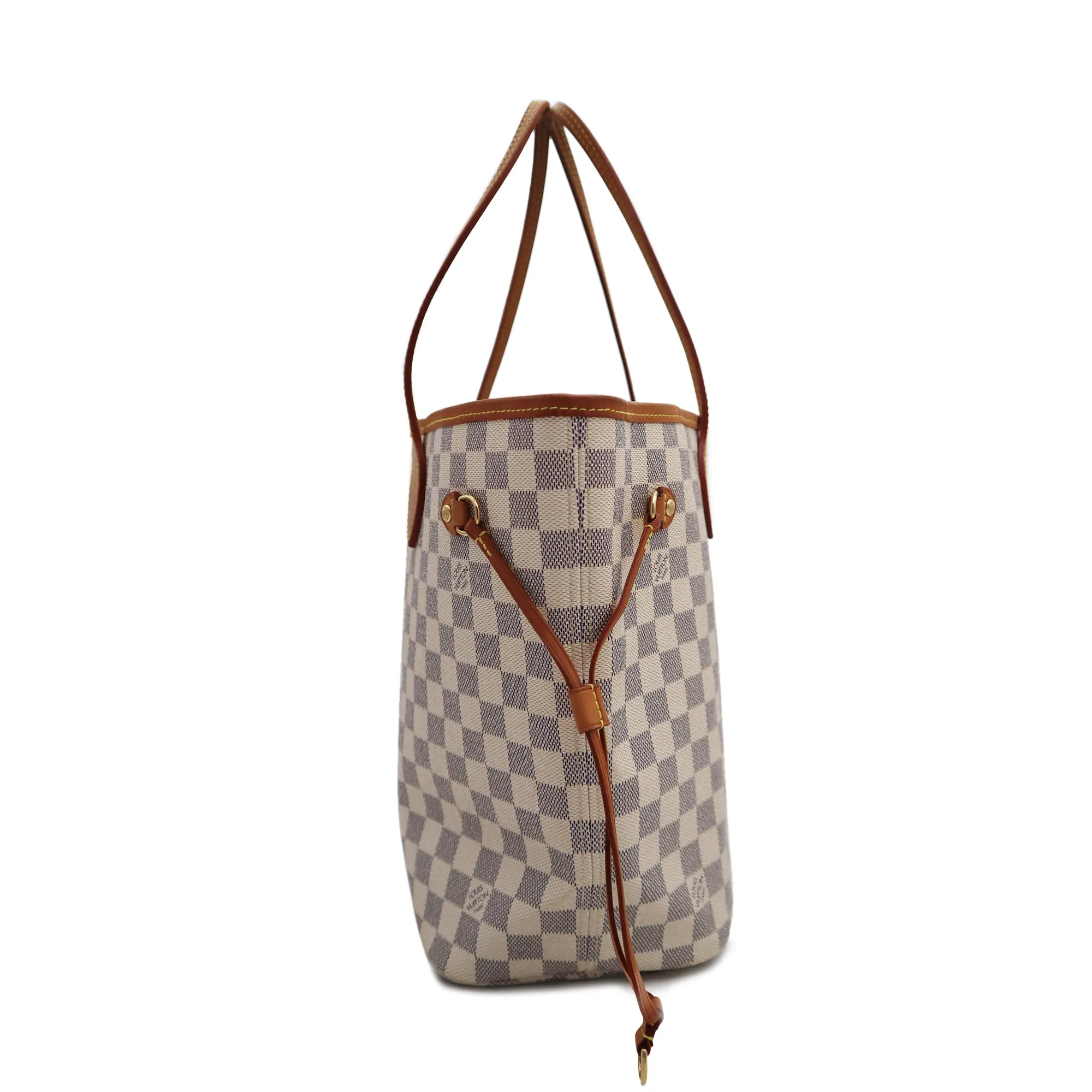 Louis Vuitton Damier Azur Canvas Neverfull MM Tote Bag AR0171