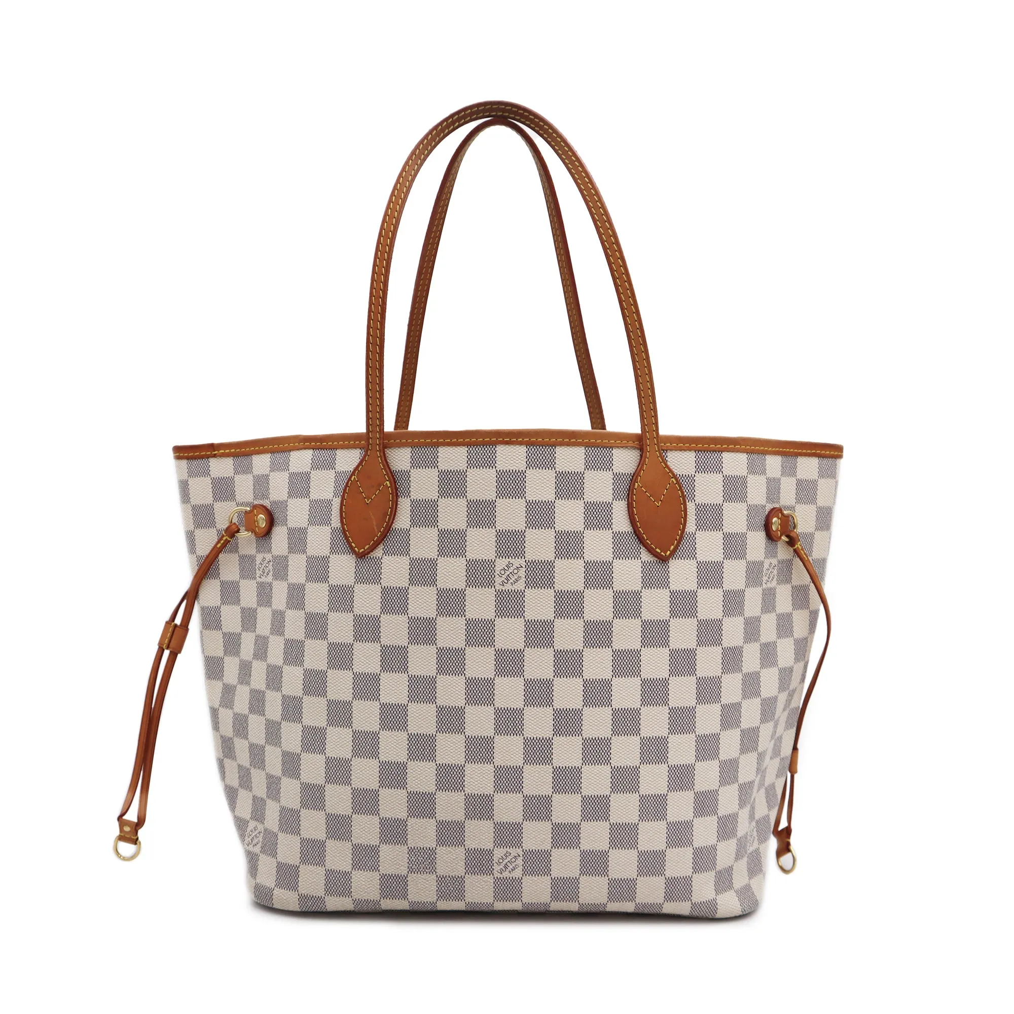 Louis Vuitton Damier Azur Canvas Neverfull MM Tote Bag AR0171