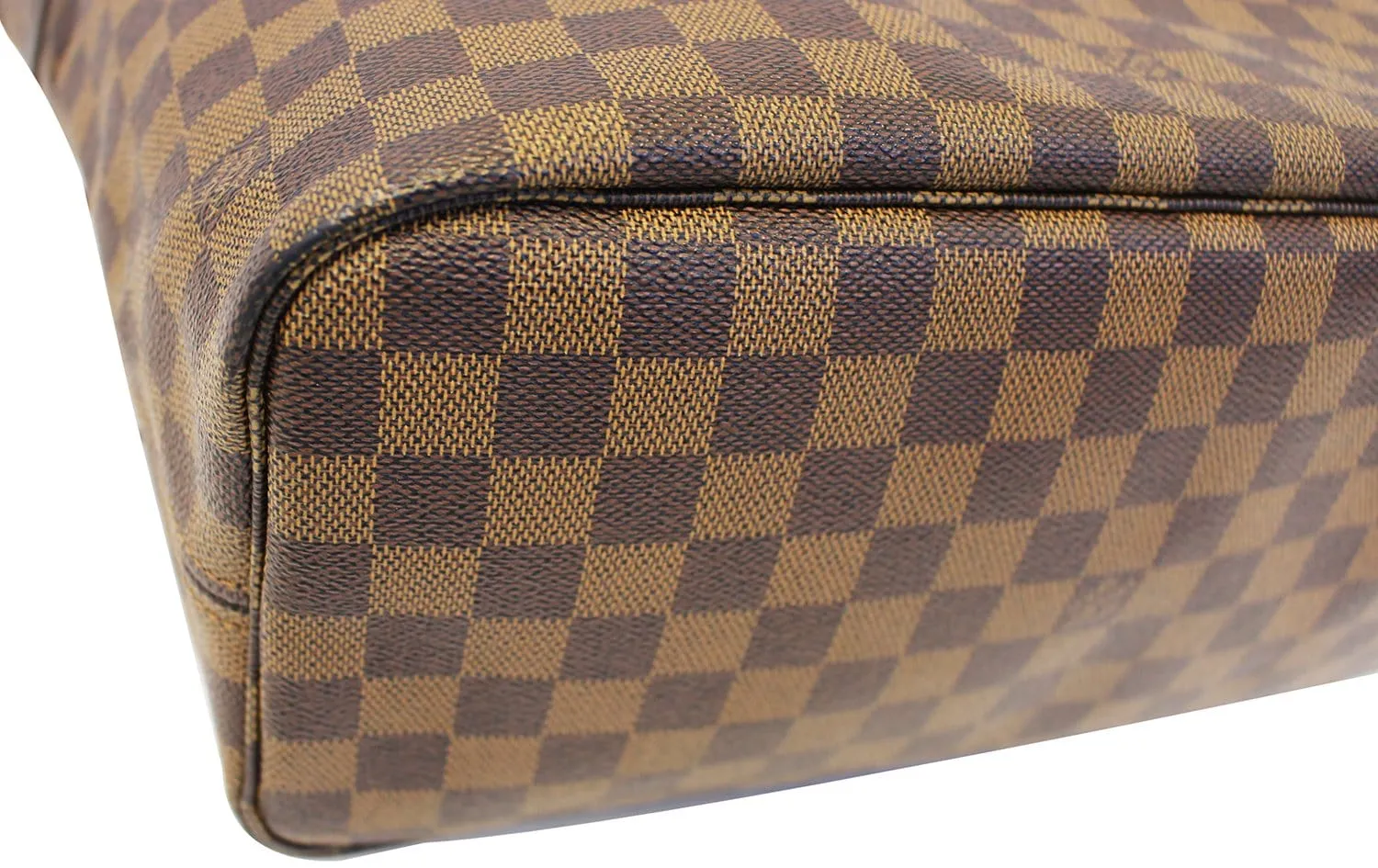 LOUIS VUITTON Damier Ebene Neverfull MM Shoulder Bag