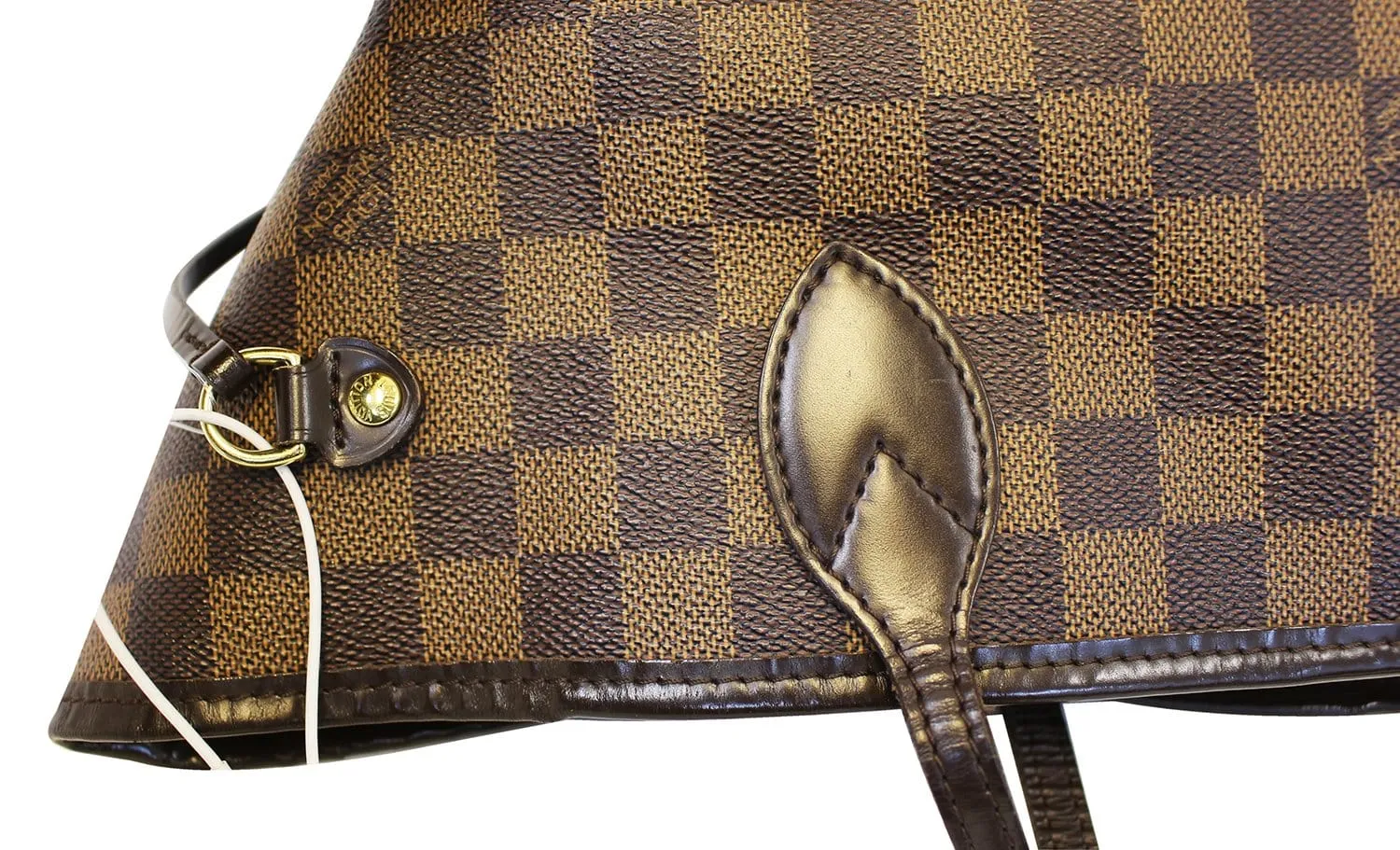 LOUIS VUITTON Damier Ebene Neverfull MM Shoulder Bag