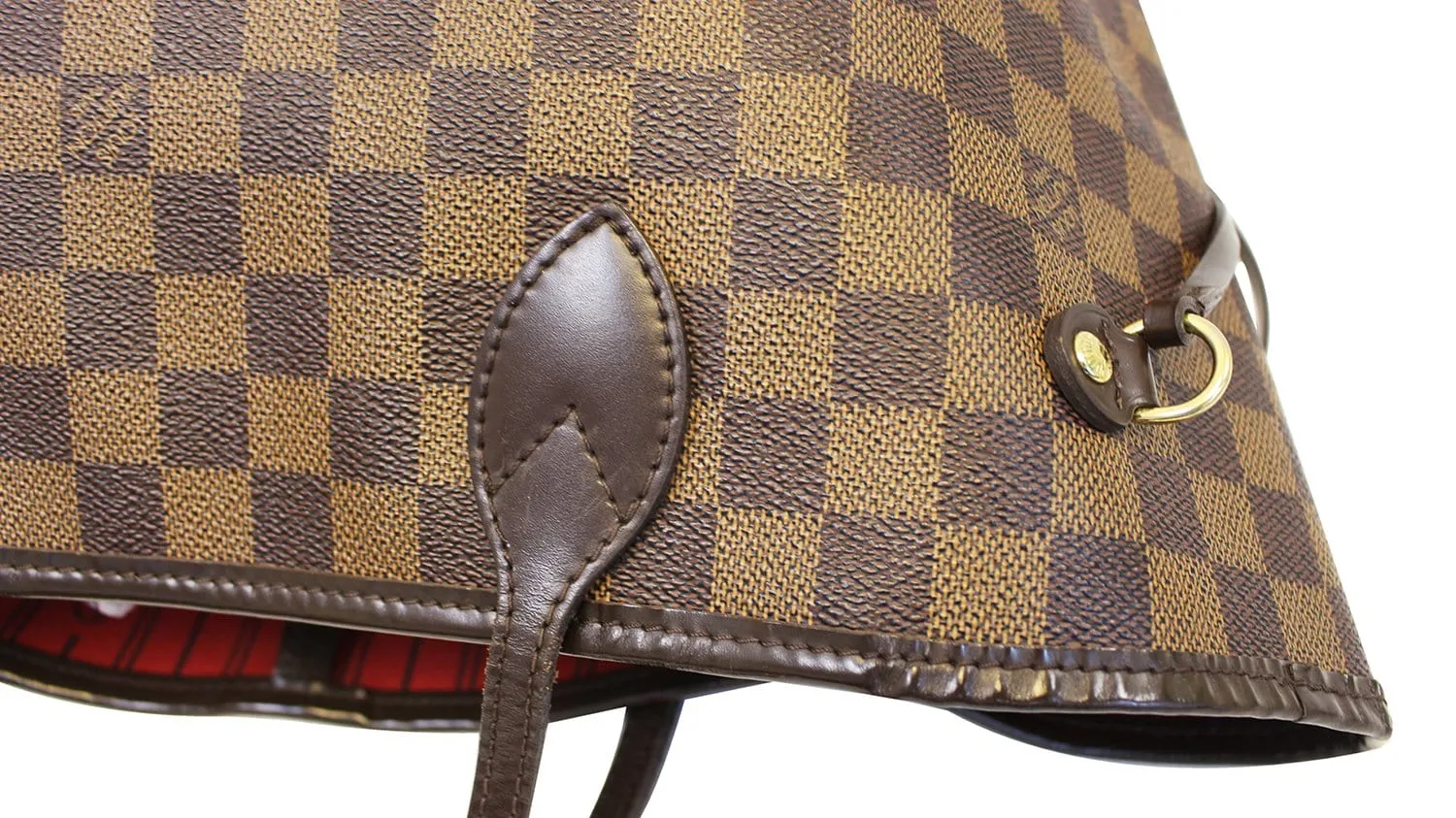LOUIS VUITTON Damier Ebene Neverfull MM Shoulder Bag