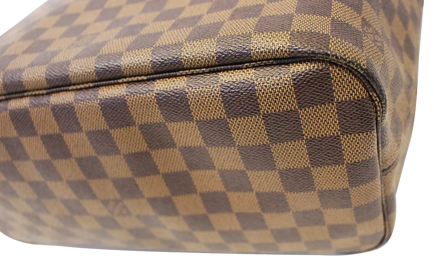 LOUIS VUITTON Damier Ebene Neverfull MM Shoulder Bag