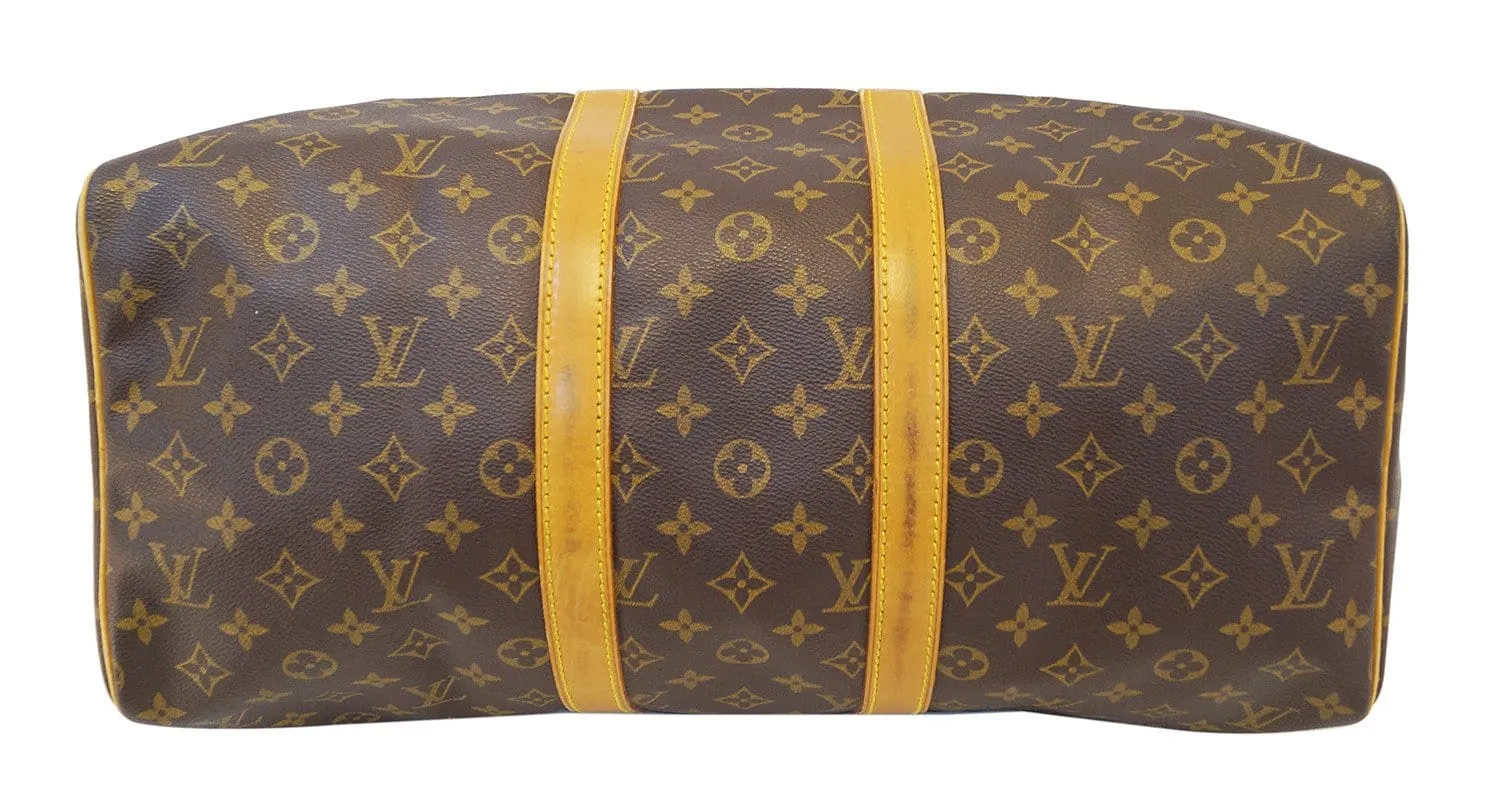 LOUIS VUITTON Keepall 45 Monogram Duffle Vintage Travel Bag