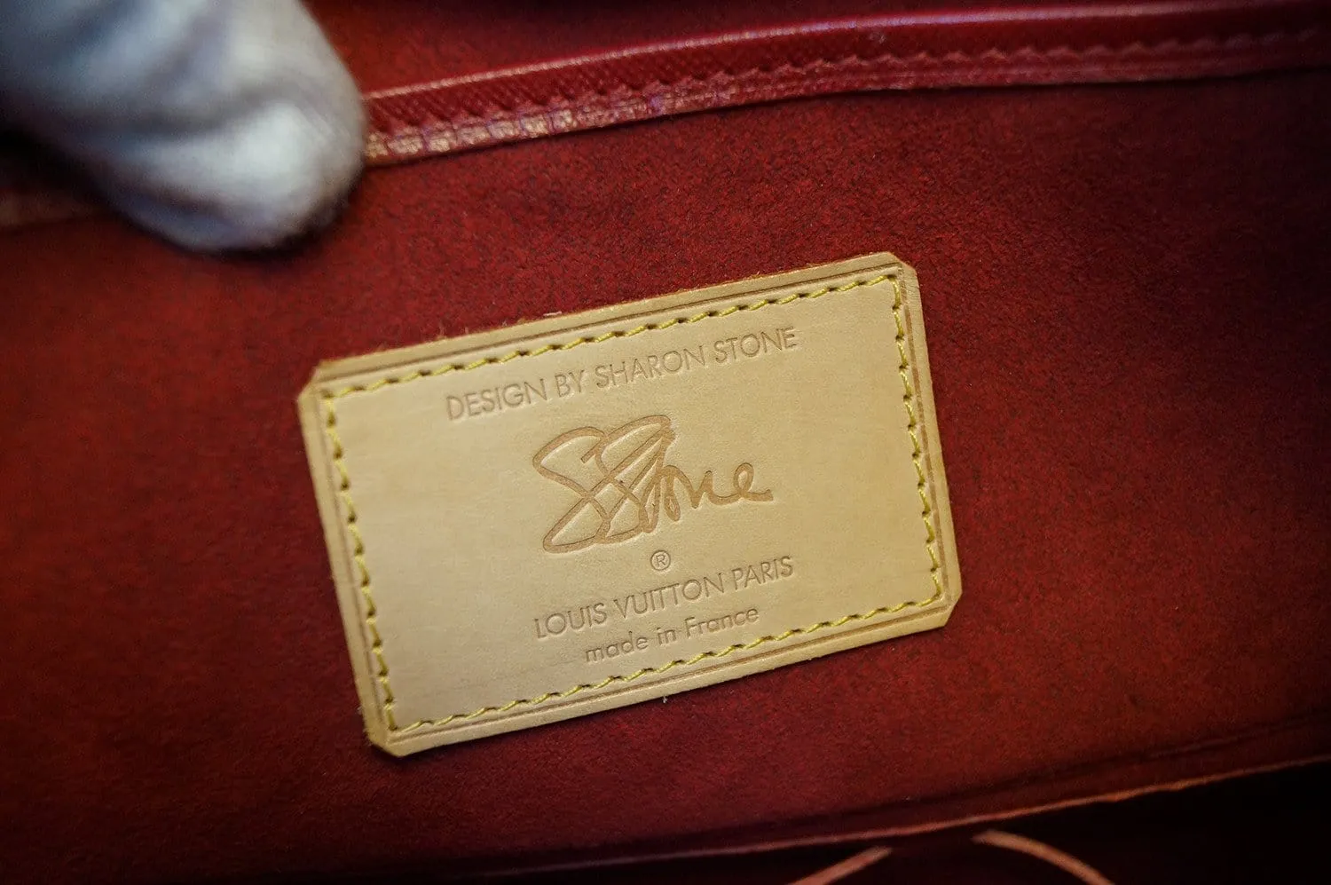 LOUIS VUITTON Monogram Amfar Limited Edition Sharon Stone Bag