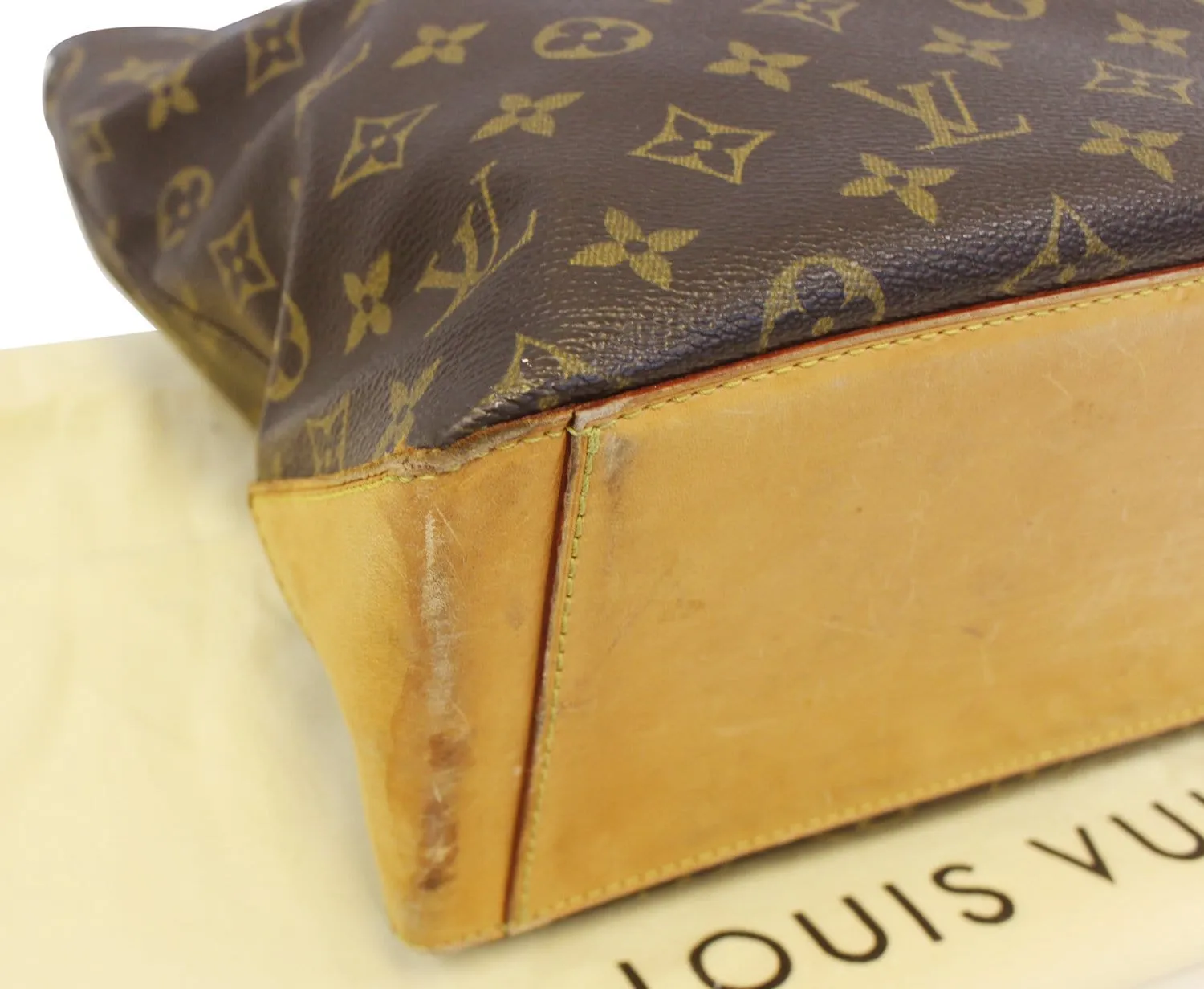LOUIS VUITTON Monogram Canvas Cabas Piano Shoulder Bag