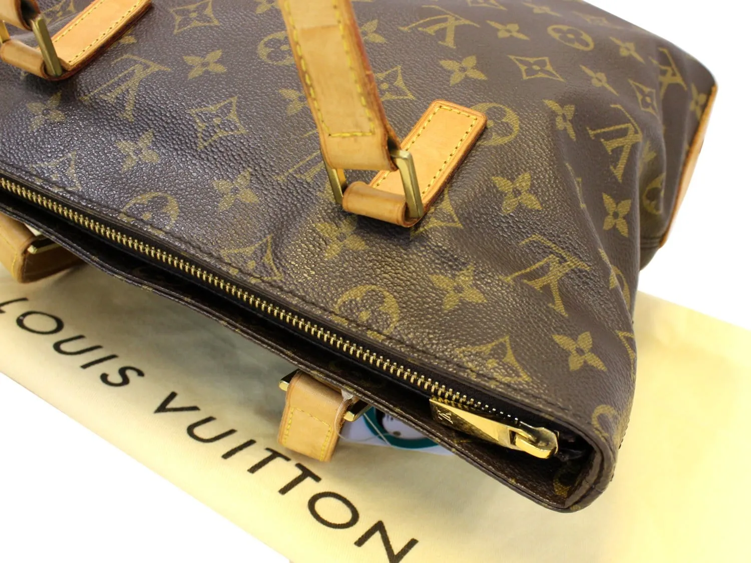 LOUIS VUITTON Monogram Canvas Cabas Piano Shoulder Bag
