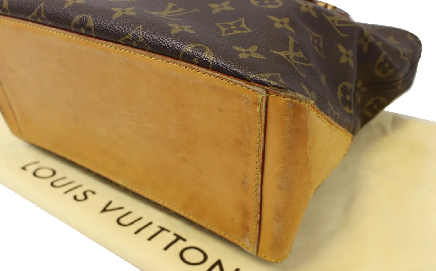 LOUIS VUITTON Monogram Canvas Cabas Piano Shoulder Bag