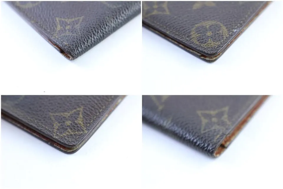 Louis Vuitton Monogram Long Bifold Check Wallet 226403
