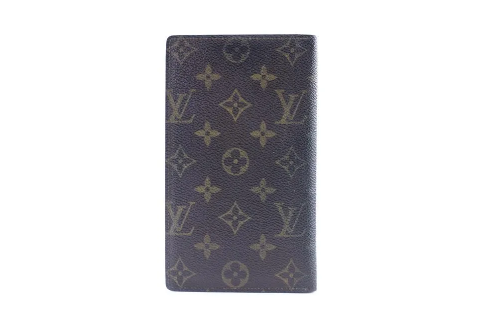 Louis Vuitton Monogram Long Bifold Check Wallet 226403