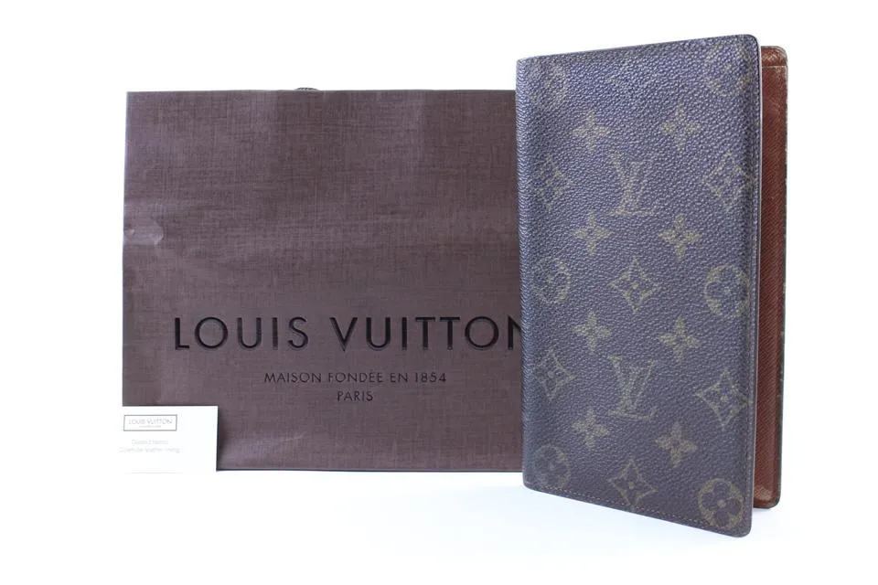 Louis Vuitton Monogram Long Bifold Check Wallet 226403