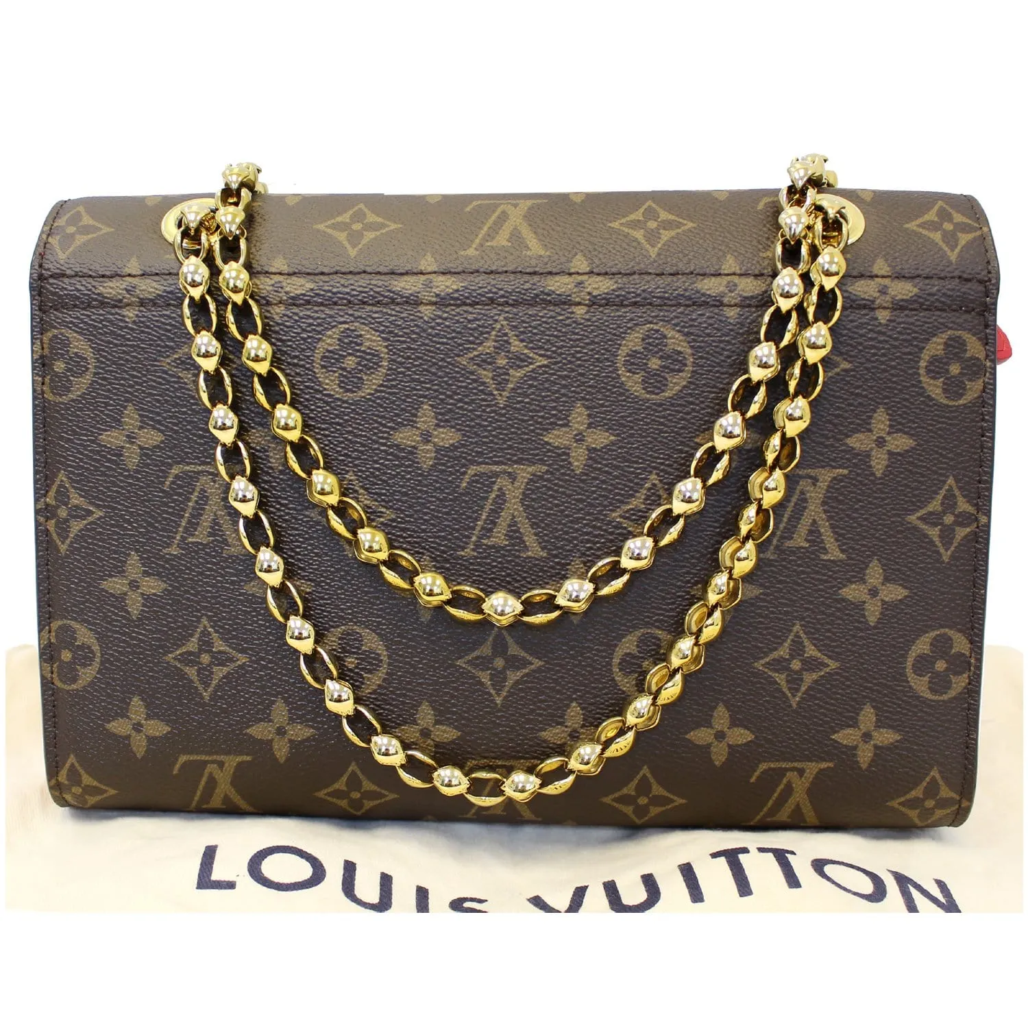 LOUIS VUITTON Victoire  Cerise Monogram Canvas Shoulder Bag