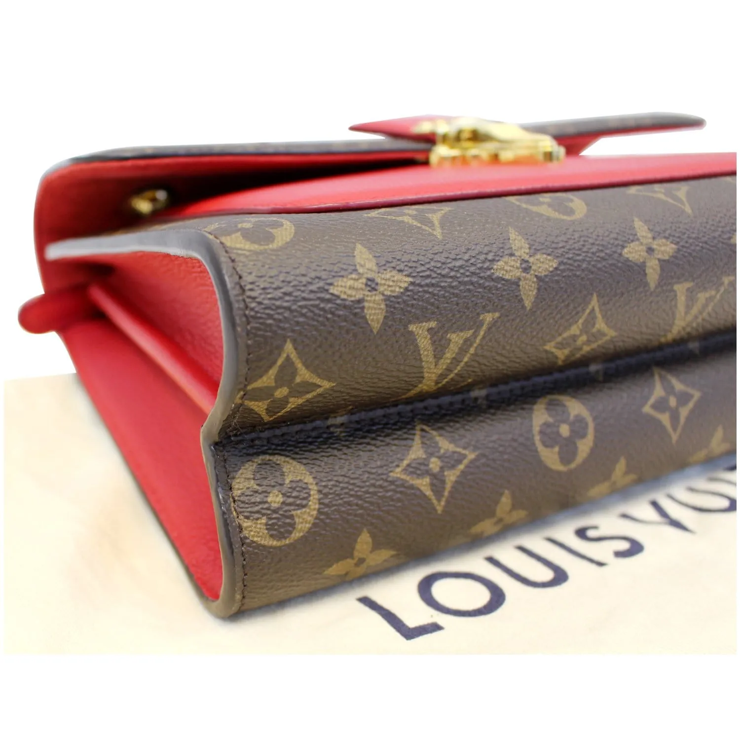 LOUIS VUITTON Victoire  Cerise Monogram Canvas Shoulder Bag