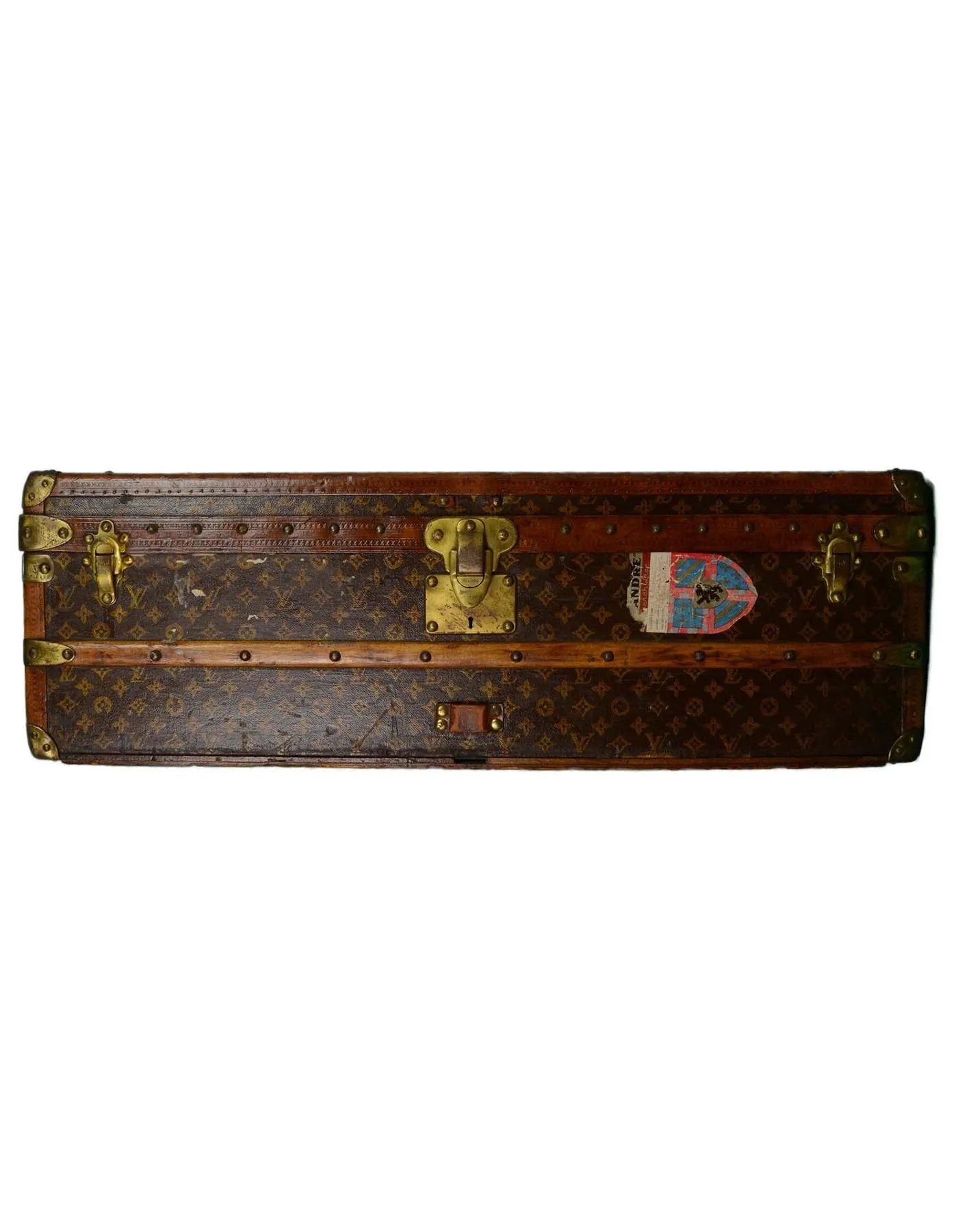 Louis Vuitton Vintage Monogram Rolling Trunk w/Insert
