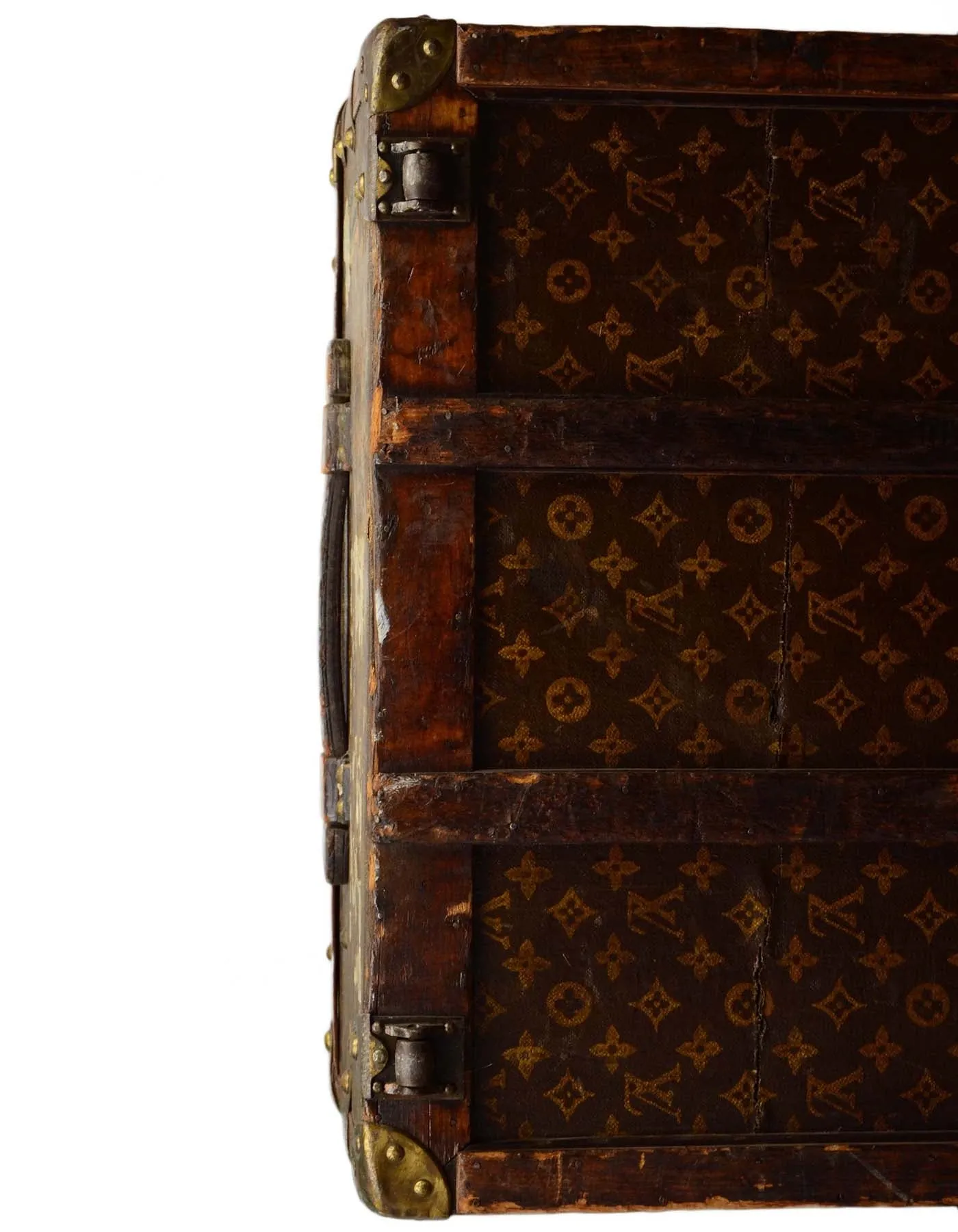 Louis Vuitton Vintage Monogram Rolling Trunk w/Insert