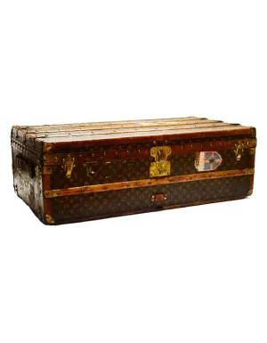 Louis Vuitton Vintage Monogram Rolling Trunk w/Insert