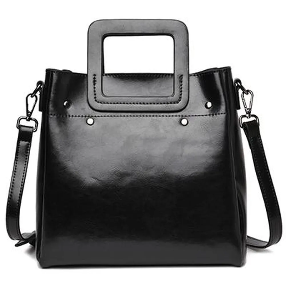 <bold>Bucket / Crossbody Bag  <br>Genuine-Leather