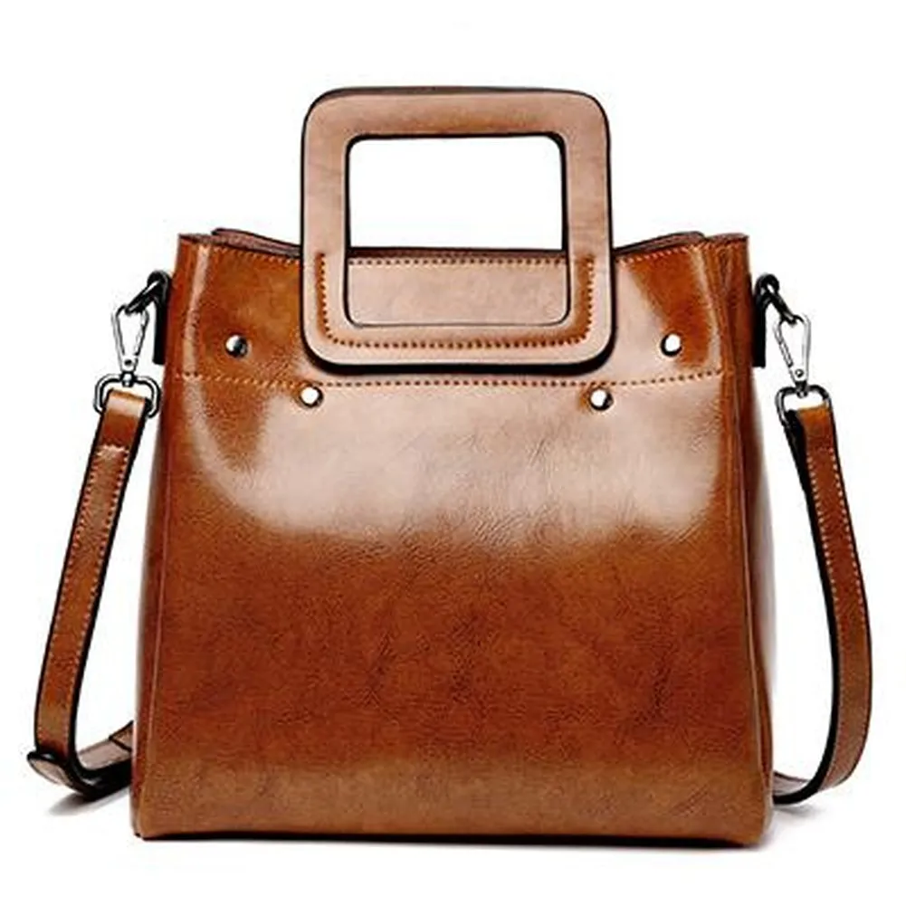 <bold>Bucket / Crossbody Bag  <br>Genuine-Leather