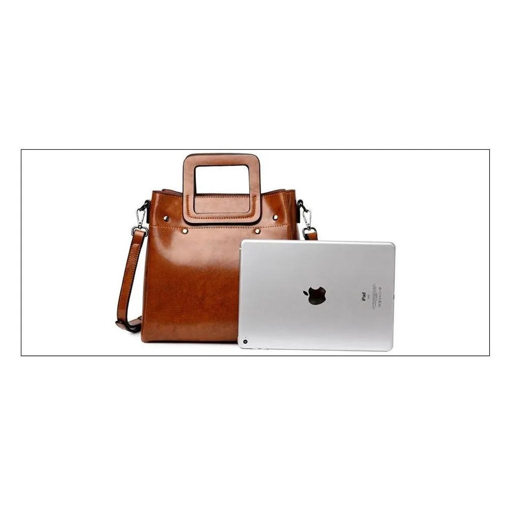 <bold>Bucket / Crossbody Bag  <br>Genuine-Leather