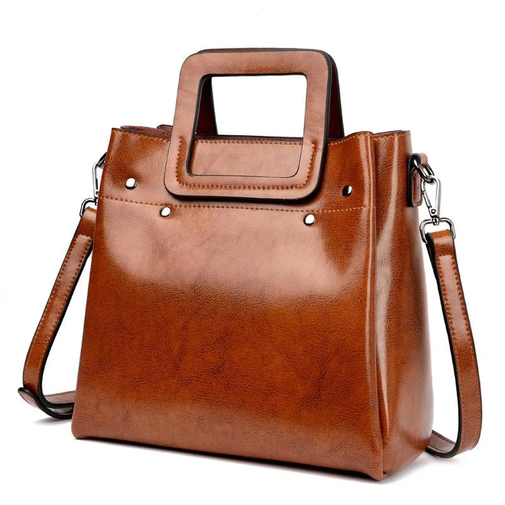 <bold>Bucket / Crossbody Bag  <br>Genuine-Leather