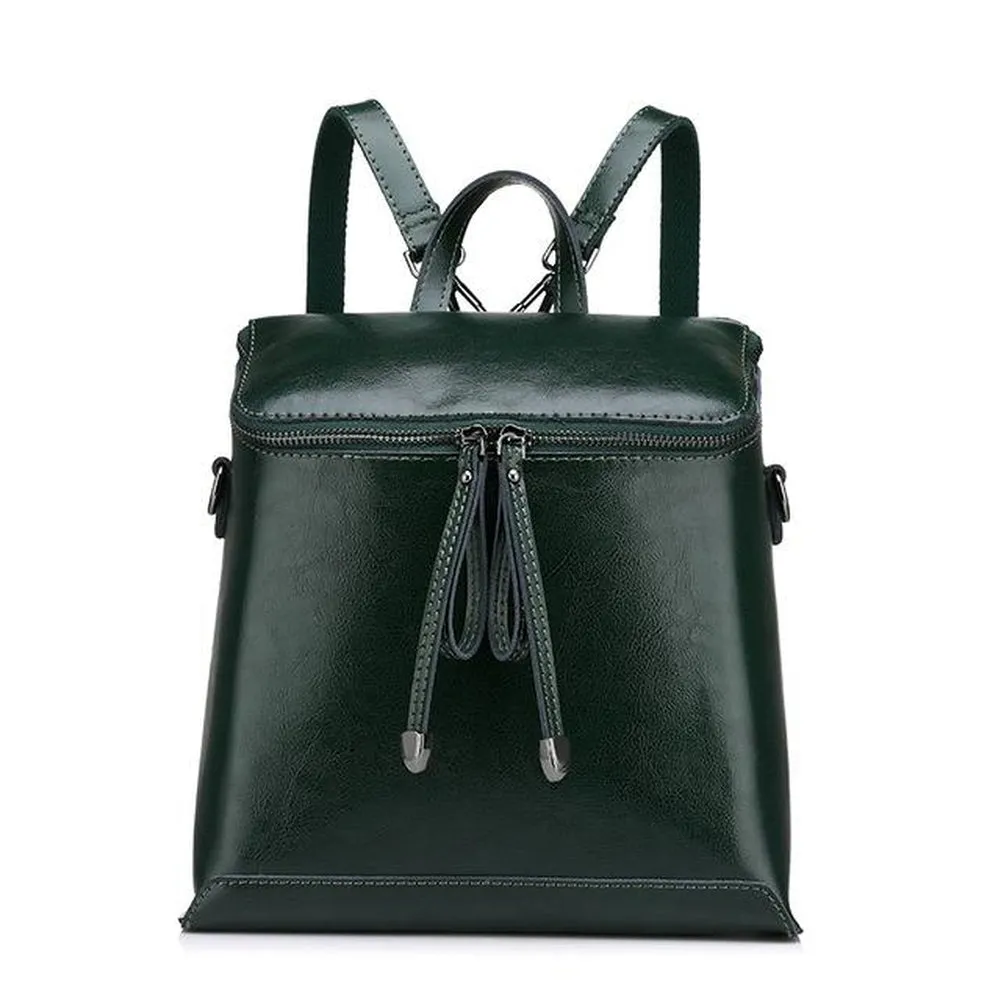 <bold>Fashion Backpack  <br>Genuine-Leather