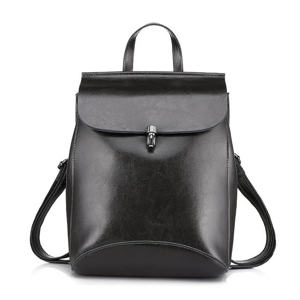 <bold>Fashion Backpack  <br>Genuine-Leather