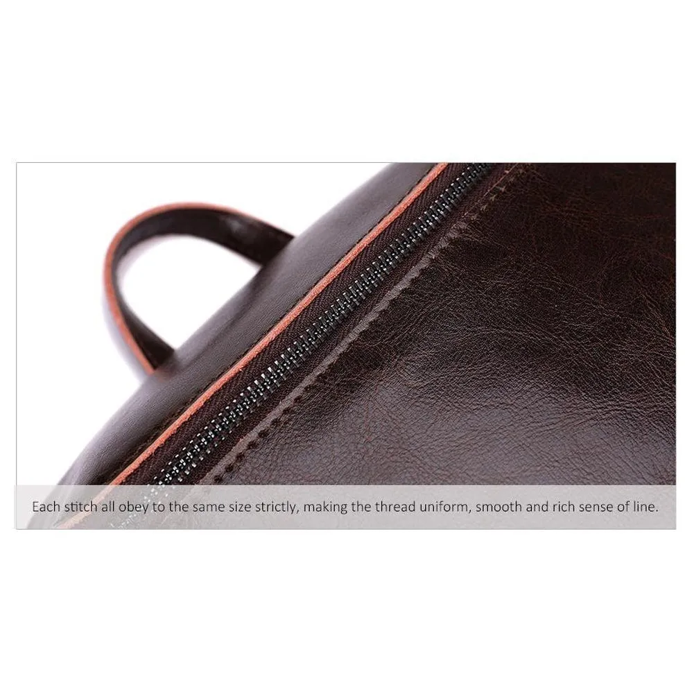 <bold>Fashion Backpack  <br>Genuine-Leather