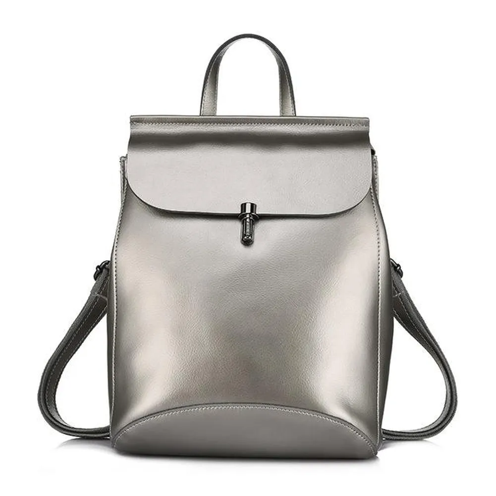<bold>Fashion Backpack  <br>Genuine-Leather