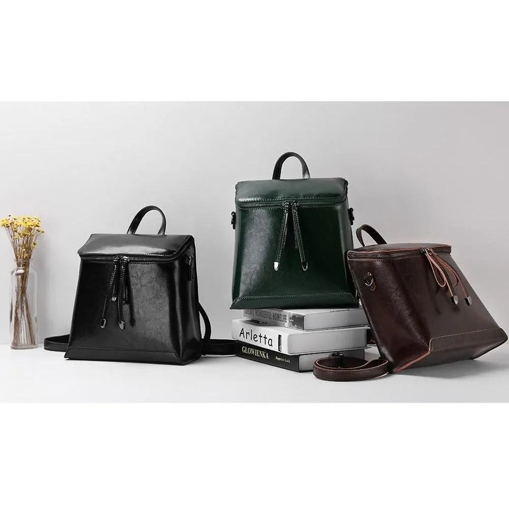 <bold>Fashion Backpack  <br>Genuine-Leather