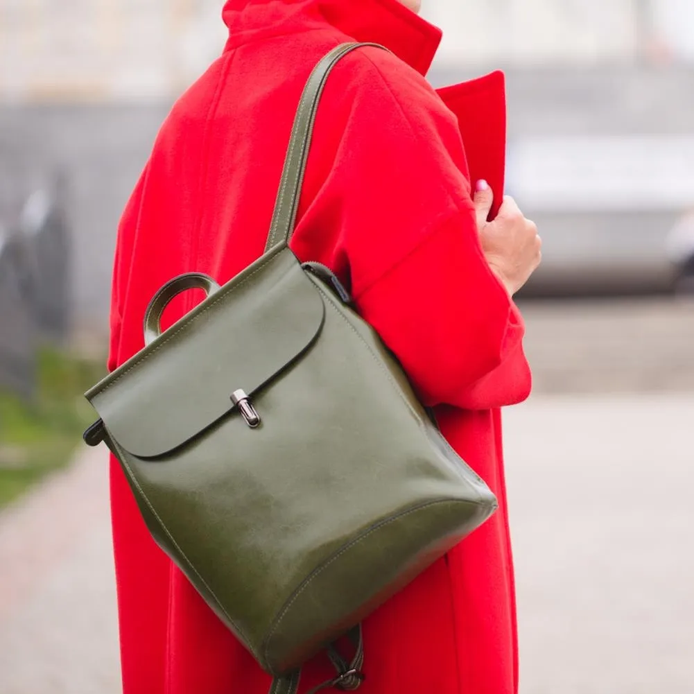 <bold>Fashion Backpack  <br>Genuine-Leather